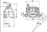 Brembo Remklauw Klein