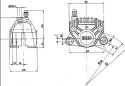 Brembo Remklauw Klein