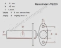 HV2203 Remcilinder